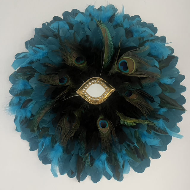 Jujuhat artisanal plumes naturelles soldé