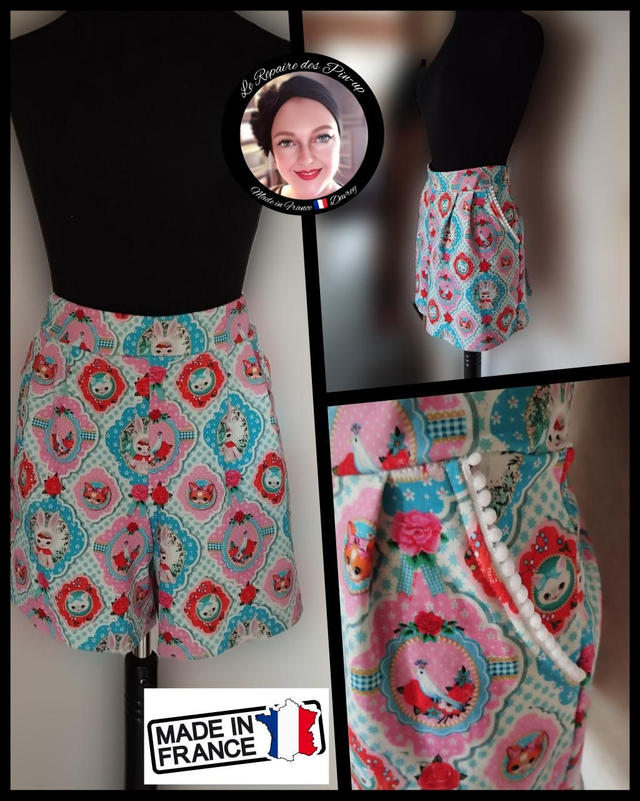 Short Modèle Winter Rabbit🐰🐇T44/50