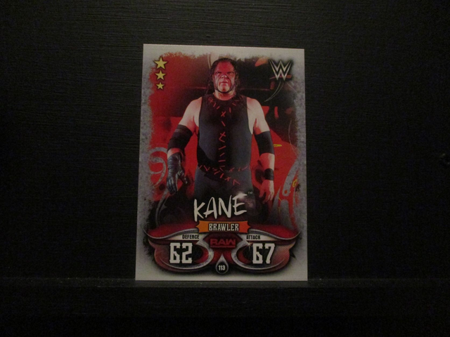 Kane - Raw Slam Attax Live Original Trading Card #113