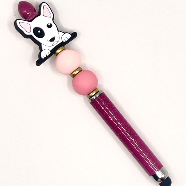 S27 - Stylo chien bull terrier