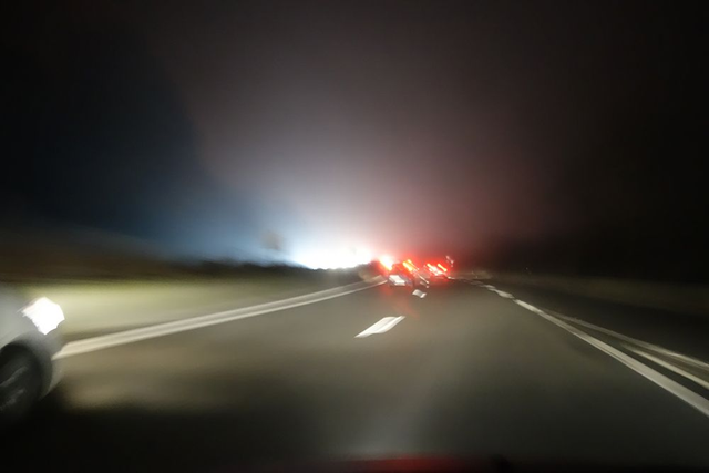 Sur la route, au bout de la nuit - On the road, at the end of the night - n°2