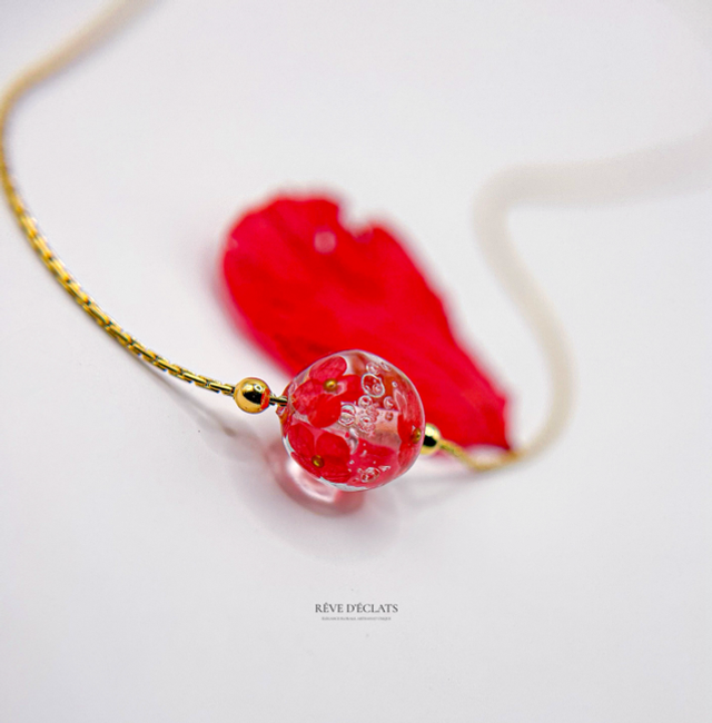 Collier - Fleur de Grenade 