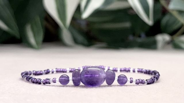 Bracelet | Améthyste - Éléments