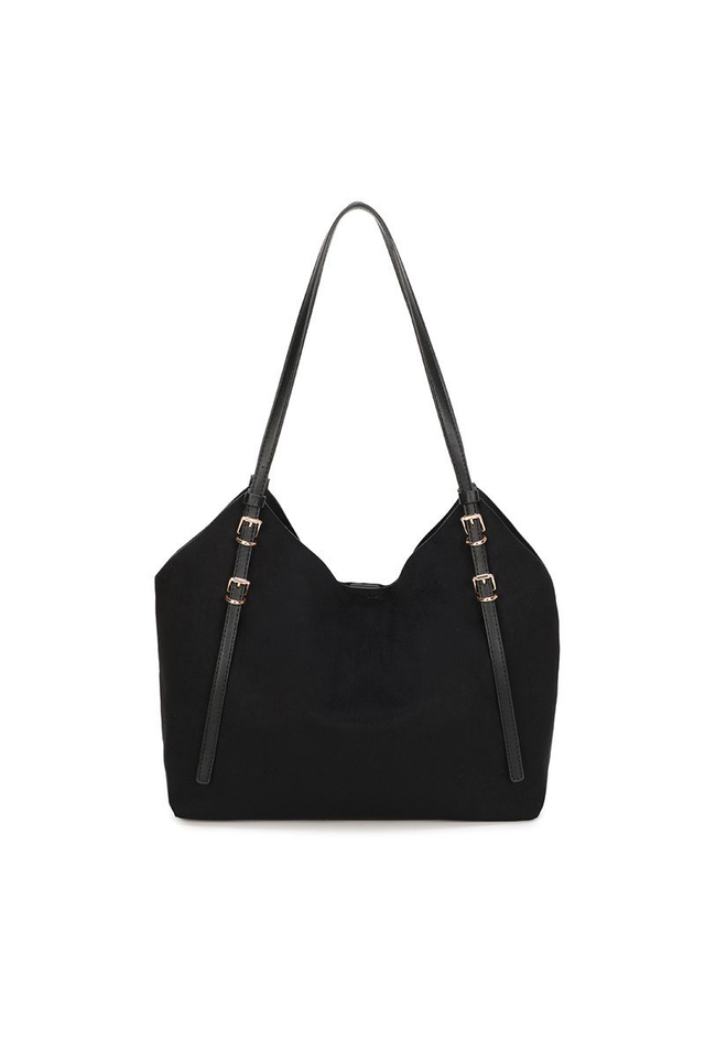 Sac à main suède boucles