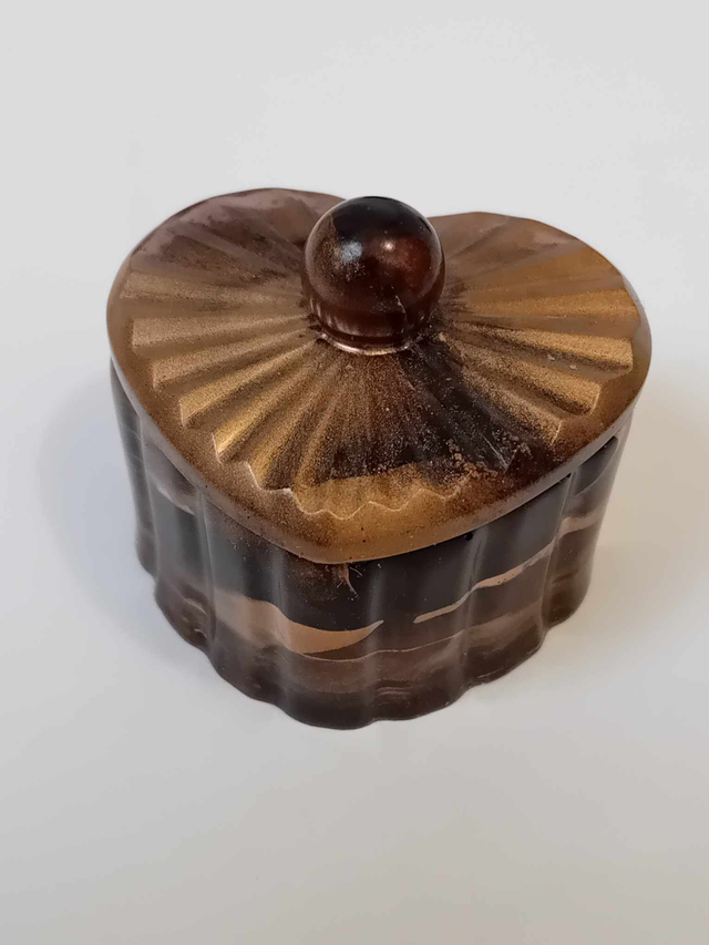 Petite boite  forme coeur 