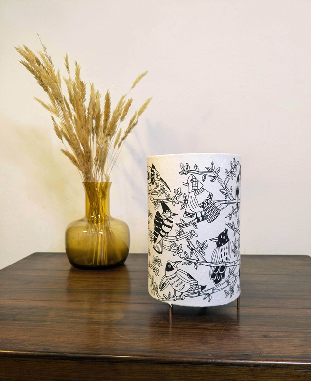 Lampe "Oiseaux" Vert