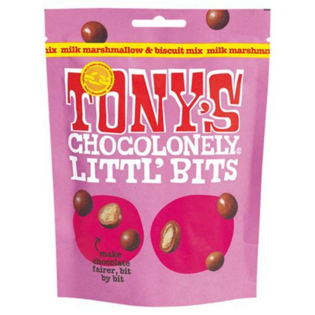 Tony's Chocolonely Littl' Bits - Milk, Marshmallow &amp; Biscuit Mix 100g
