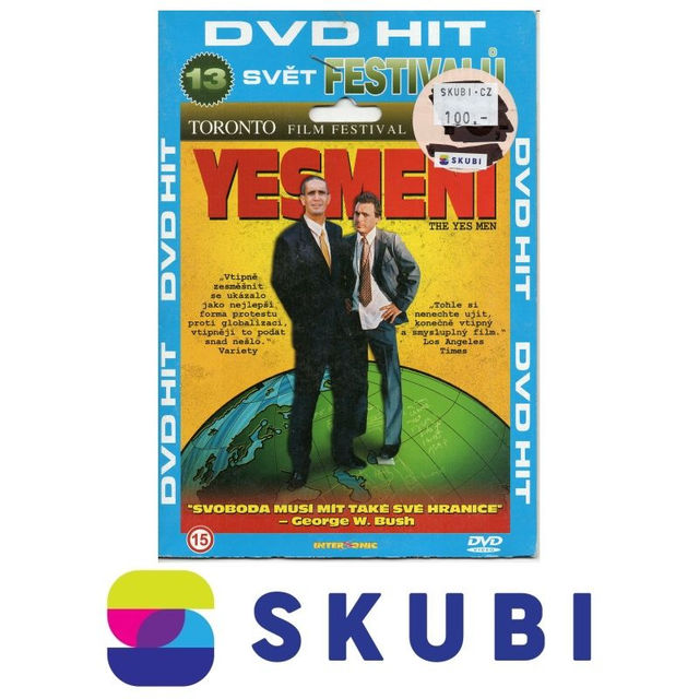 DVD Yesmeni - The Yes Men - česky, anglicky, maďarsky