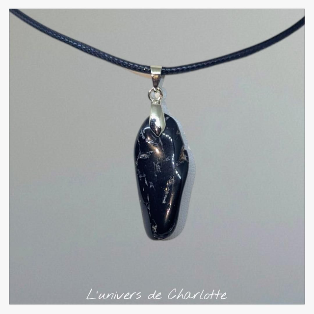 Pendentif "Tourmaline Schorl" PN-015