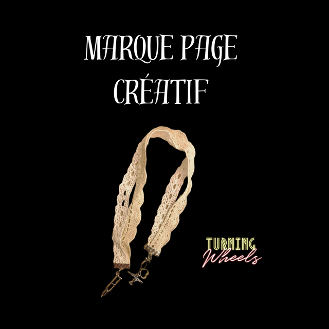 Marque page créatif turning wheels