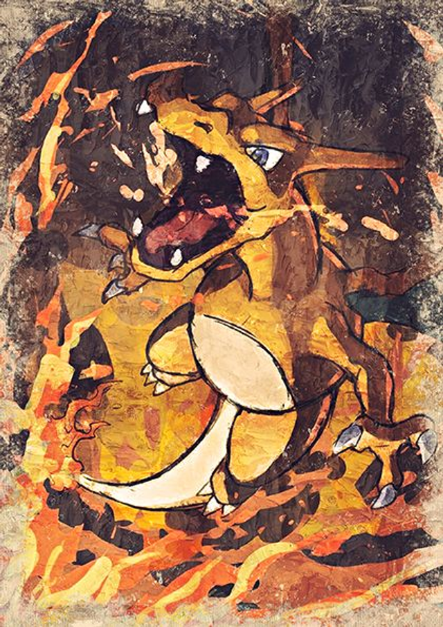 Charizard oil edition