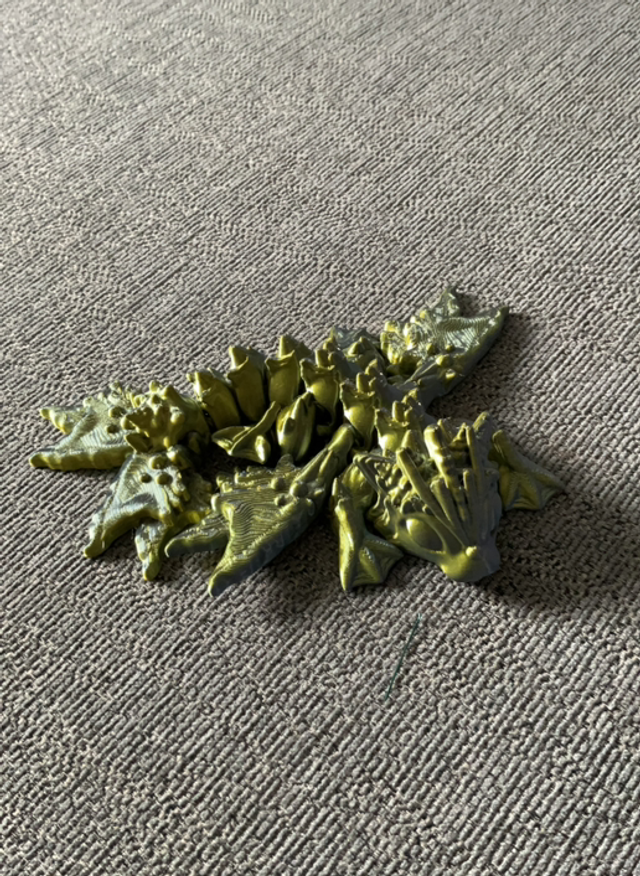 Golden Blue Water dragon Wyvern