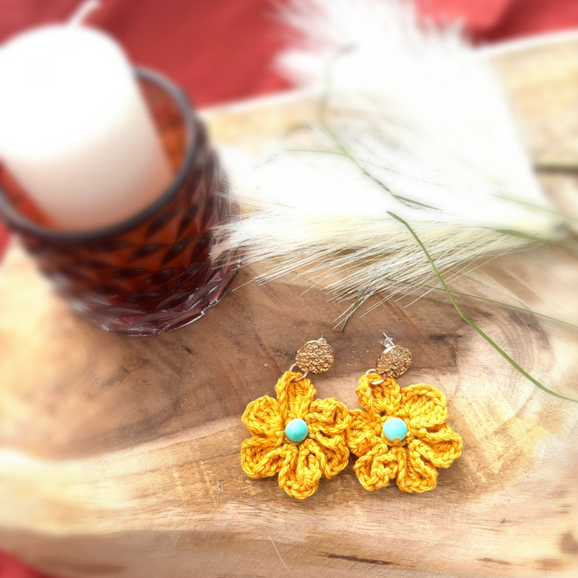 Boucles d&#039;oreilles - FLEUR MILA
