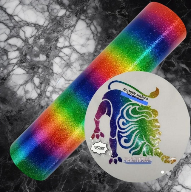 Glitzer-Wärmetransfer-Vinyl