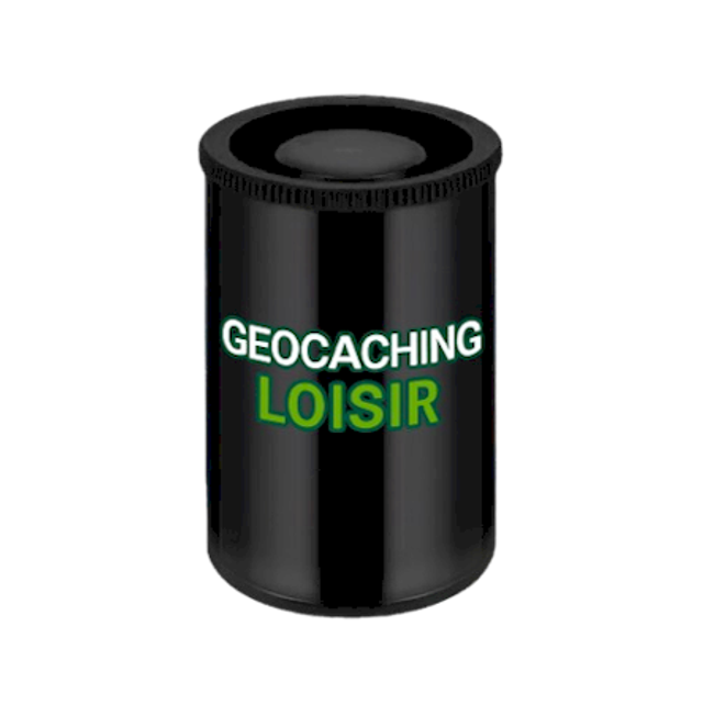 Cache "film canister" hermétique noir Geocaching Loisir
