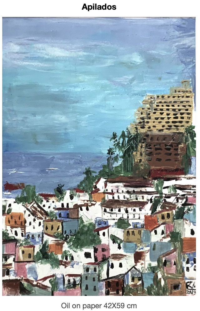 ART OIL ON  PAPER - APILLADOS