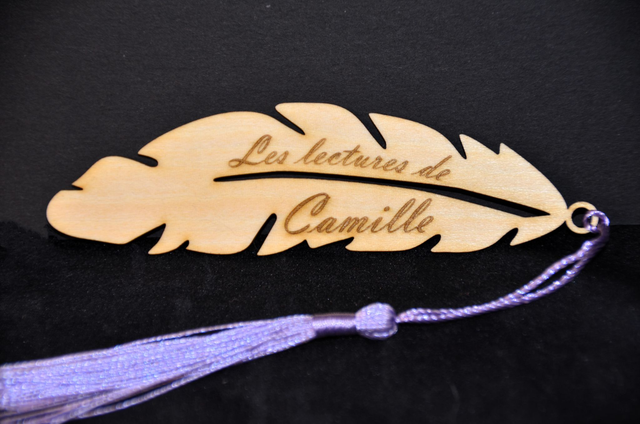 Marque-pages Plume à personnaliser