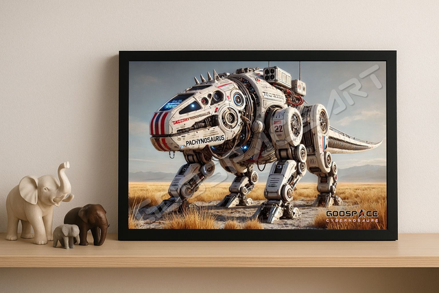 Cadre Cybernosaure Pachyrhinosaurus (44)