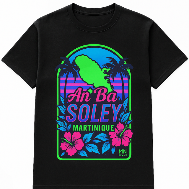 T-Shirt « An ba soley »