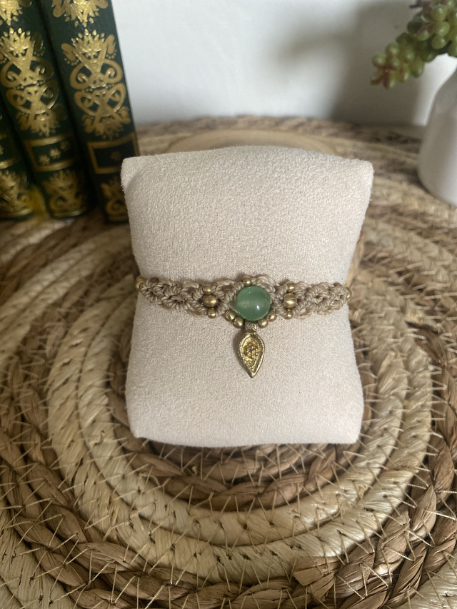 Bracelet de cheville MIRA - AVENTURINE