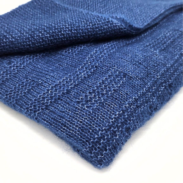 Poncho Mohair et soie