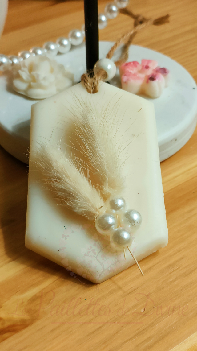 Suspension &quot;Fleur de coton&quot;