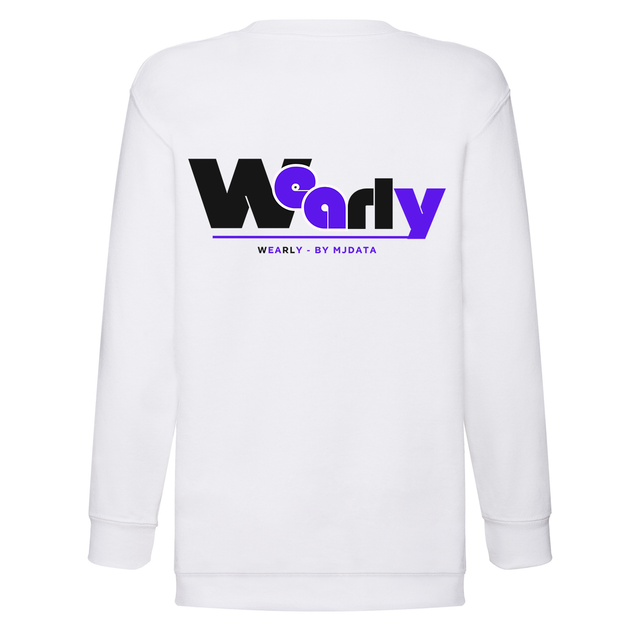 Pull droit blanc