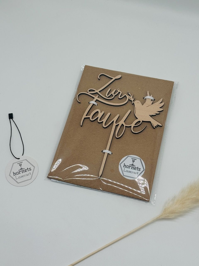 Caketopper Taufe ohne personalisierung