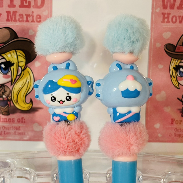 Chiikawa fancy beaded pen, beautiful handpainted Chiikawa bead