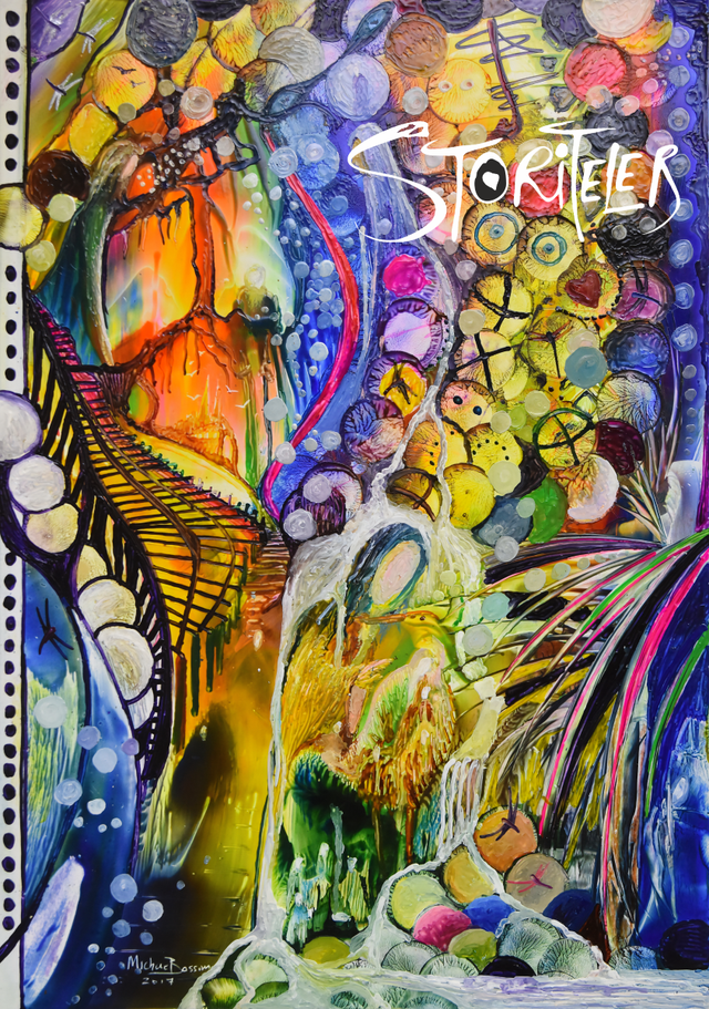 Storiteler Bubble : Poster Print A3