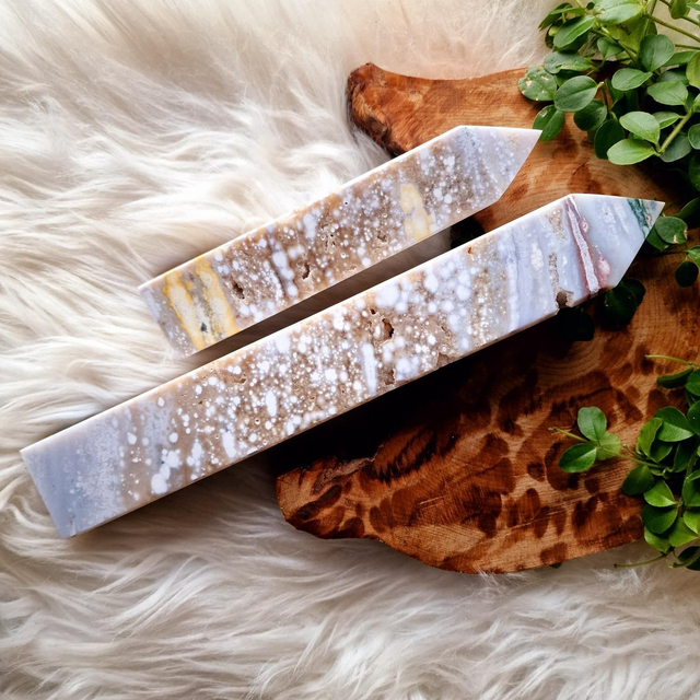 Ocean Jasper Pastel Large Points 