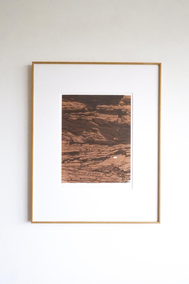 Woodcut 'Buntsandstein'