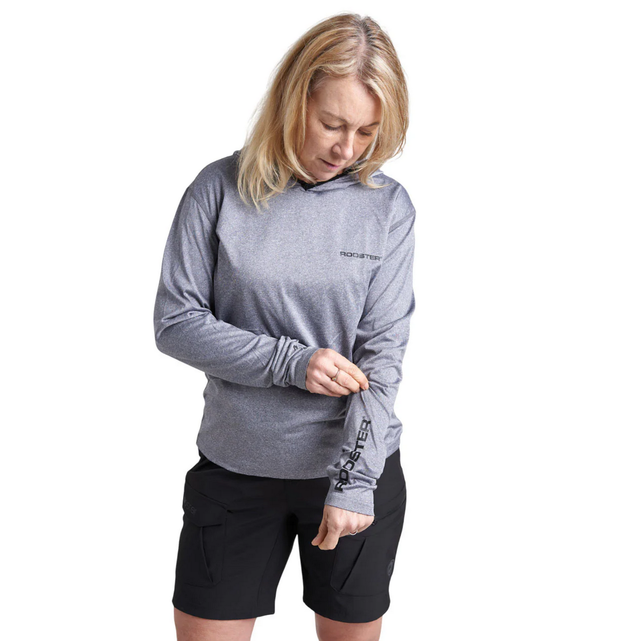 Rooster Hooded Quick Dry UVF T-Shirt - Long Sleeved