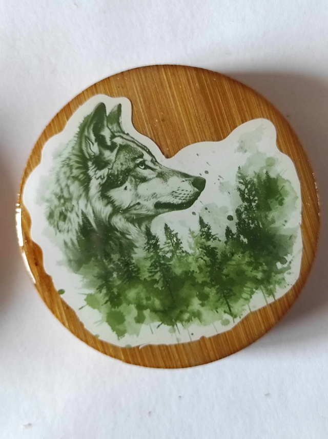 Décapsuleur Loup magnétique frigo