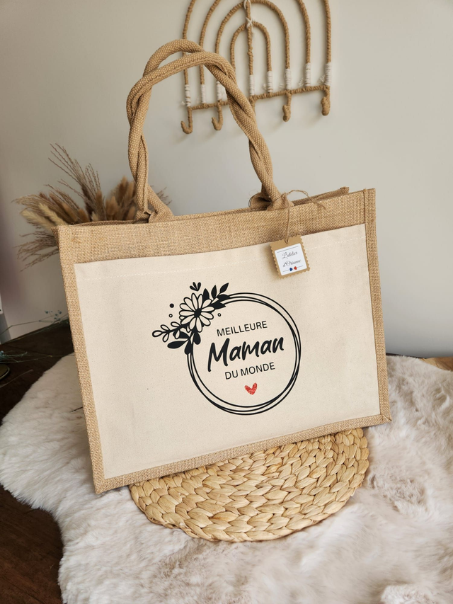 Grand Cabas "Meilleure maman du Monde"