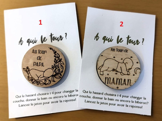 Jeton &quot;À qui le tour ?&quot;