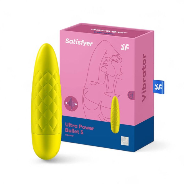 Satisfyer Bala Vibradora Ultra Power Bullet 5 Amarilla