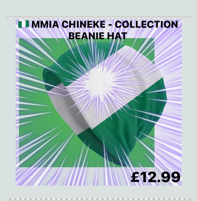 🇳🇬MNIA CHINEKE COLLECTION ~  BEANIE HAT