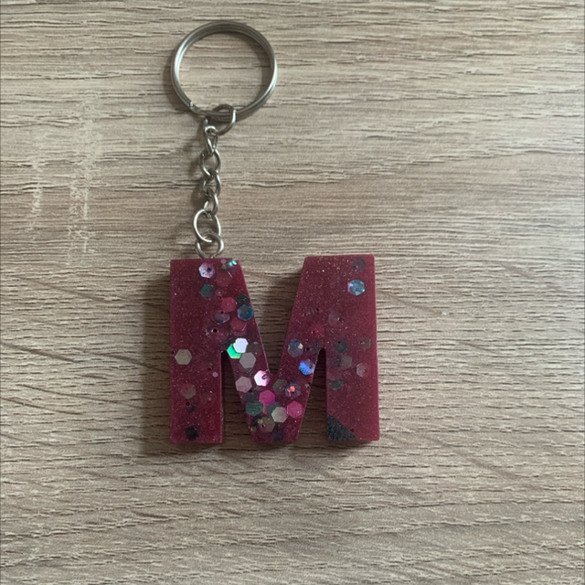 Porte-clés lettre M