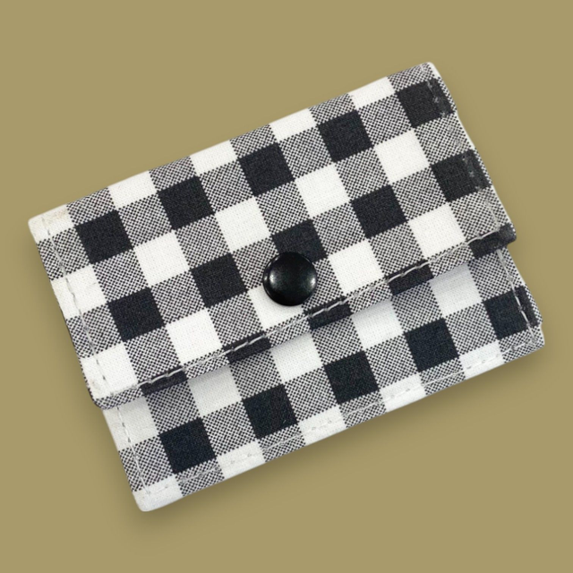 Porte-Carte Vichy Noir