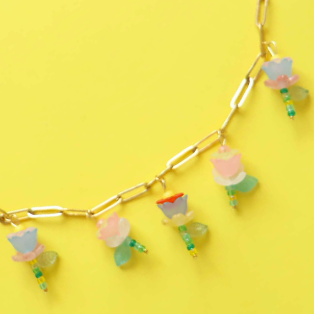 Collier Tulipes x5