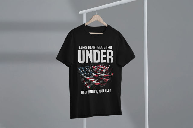 Every Heart Beats True Under Red, White, and Blue Banner Day