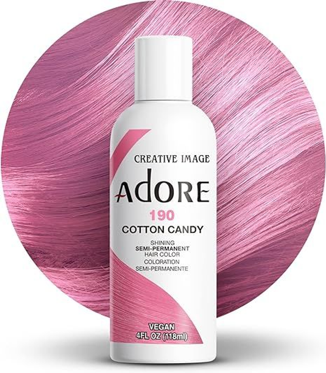 Adore Shining Semi-Permanent Hair Colour 118 ml (190 Cotton Candy)