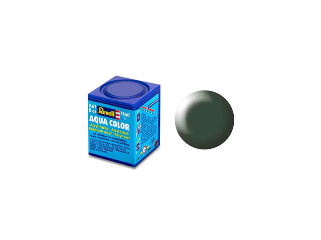 peinture VERT FONCE SATINÉ aqua color Revell 36363