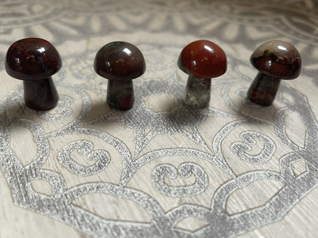 Mini Toadstool - Brecciated Jasper
