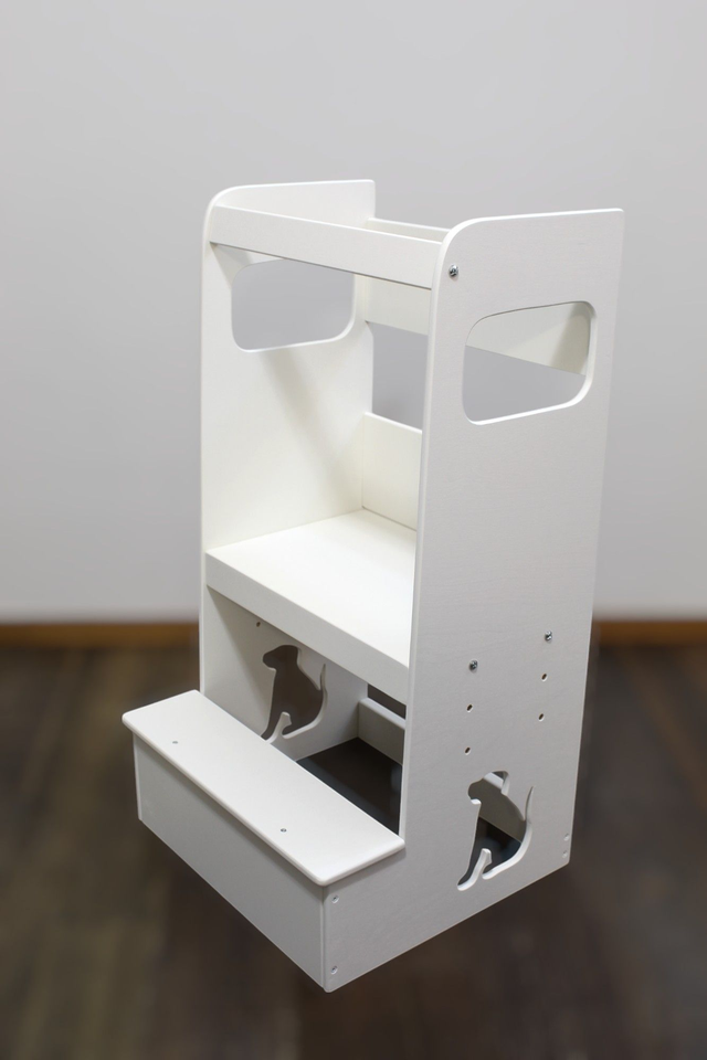 Learning Tower &quot;CANE&quot; Regolabile 3 Altezze