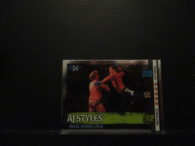 AJ Styles - OMG Slam Attax 10th Edition Original Trading Card #49