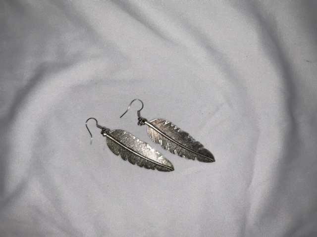 Earring - Silver Leaf Earrings 