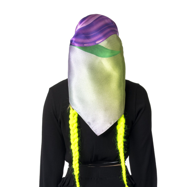 DREAMING FLOWER FOULARD CARRE