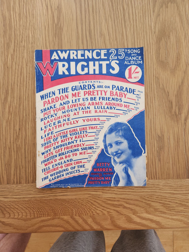 Lawrence Wright's 25th Song and Dance Album